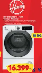 HOOVER HW 210AMBS/1-17 Wİ-Fİ 10 KG ÇAMAŞIR MAKİNESİ